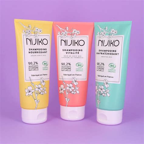 Shampooing Bio Nourrissant Cheveux Secs Nijiko