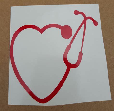 Nurse Decal Stethoscope Decal Decals Vinyl Decals Doctor Decals