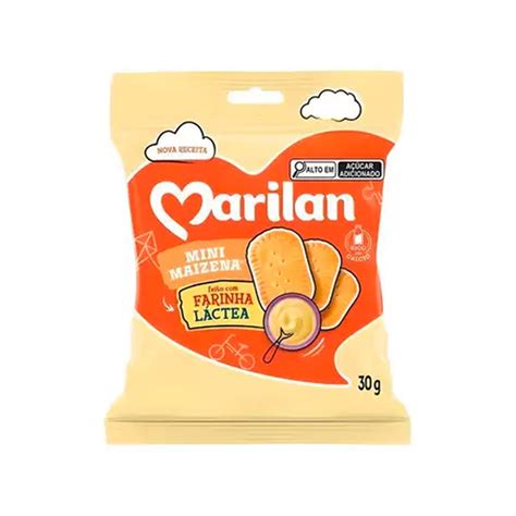 Mini Biscoito Maizena 30g C10 Marilan Doce Malu