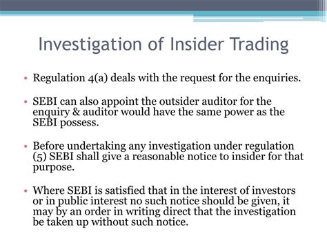 PPT INSIDER TRADING Regulations Practices PowerPoint Presentation