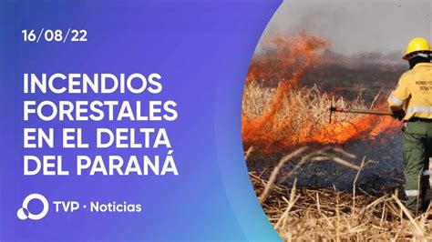 Continúan Los Incendios En El Delta Del Paraná Youtube