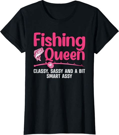 Hooked On Humor Dive Into The Women S Fishing Queen Tee For A Reel