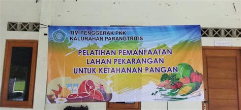 Pelatihan Pemanfaatan Lahan Pekarangan Untuk Ketahanan Pangan Website