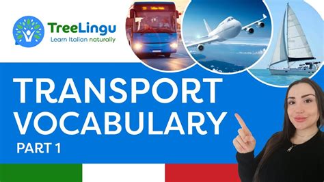 Italian transport vocabulary pt.1 - Impara con Treelingu 🇮🇹 | Learn ...