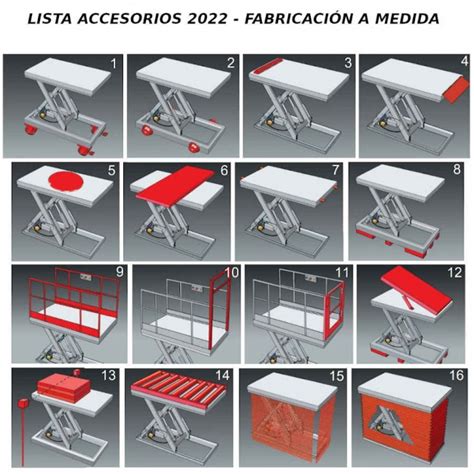 Mesa Tijera Eléctrica 4000 Kg 2000x1000 mm LC Logística