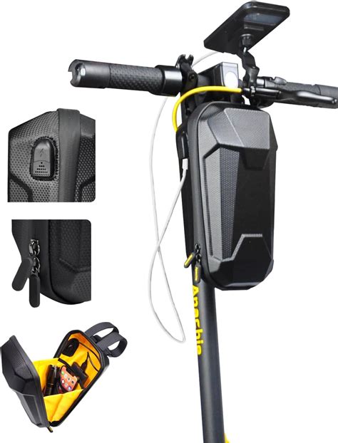 Synagy Scooter Handlebar Storage Bag With Usb Charging Port Adults