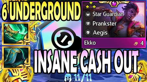 3 STAR EKKO 6 UNDERGROUND INSANE CASHOUT 2 RADIANT ITEMS