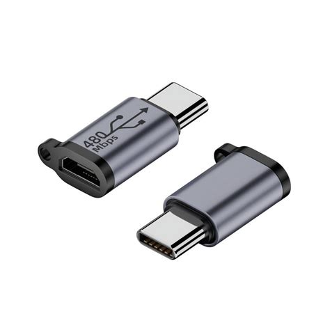 Xisaok Micro Usb Mini Usb Type C Adapter Male Female Converter Data Sync Charging