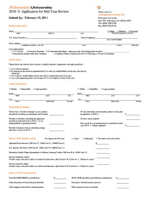 Princeton Financial Aid Form Fill Online Printable Fillable Blank