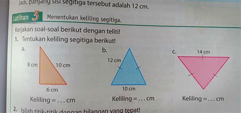 Contoh Soal Luas Dan Keliling Segitiga Kelas 4 Berbagai Contoh Riset