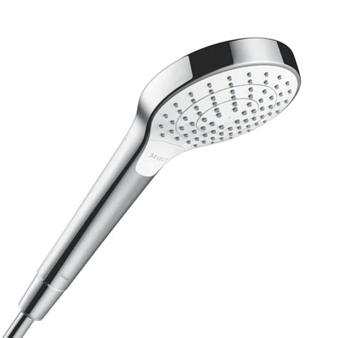 Hansgrohe Croma Select S Shower Set 3 Spray Modes Chrome Matt White