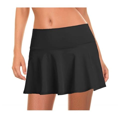 Women's Swim/Beach Cover-up Skirt - Black - CI17AZQ3I2W