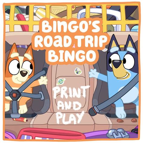 Bluey Matching Game Bingo S Bingo Match Pictures Of Bluey Bingo S