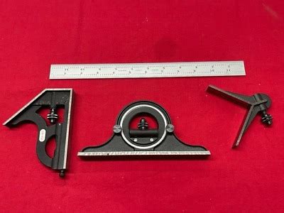 Starrett C R Combination Set With Square Center Head