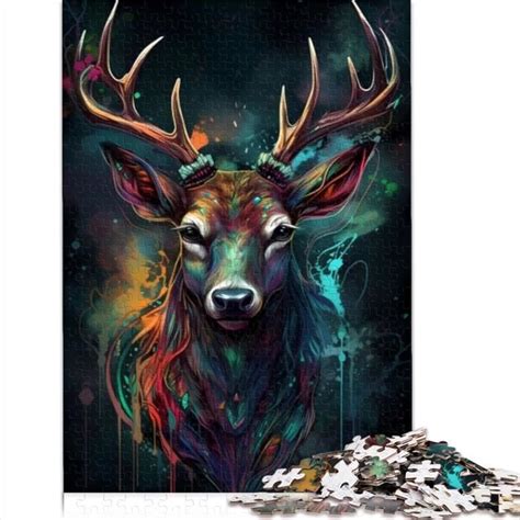 Puzzles Pi Ces Pour Adultes Puzzles Cerf Supernaturalisme Puzzles