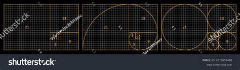 Golden Ratio Fibonacci Set Spiral Harmony