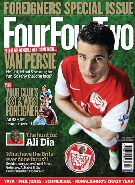 FourFourTwo UK April 2012 Digital Magazine Four Two Magazine Cover