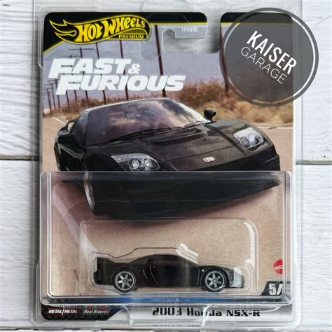Hot Wheels Premium FAST FURIOUS 2003 Honda NSX R FREE PROTECTOR Shopee Malaysia