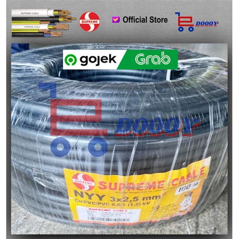 Jual 100 METER SUPREME 3 X 2 5 NYY KABEL LISTRIK TUNGGAL 3X2 5 3X2 5 2