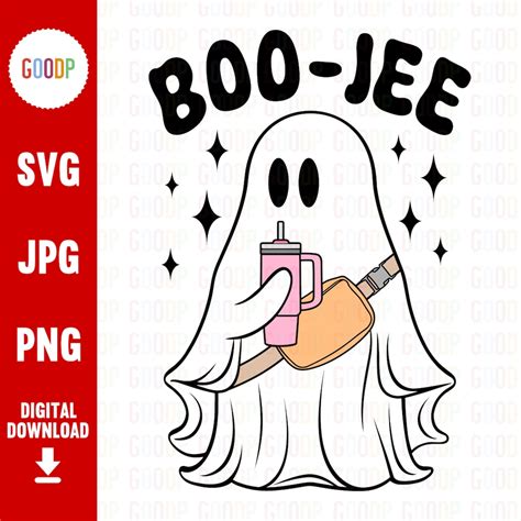 Boo Jee Png Boo Sheet Png Boojee Ghost Trendy Halloween Svg Cute Ghost