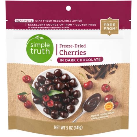 Simple Truth Freeze Dried Cherry In Dark Chocolate Oz Ralphs