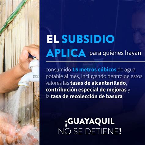 Alcald A Guayaquil On Twitter Las Planillas De Agua Potable