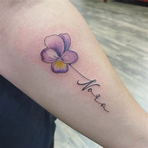 57 February Birth Flower Tattoo Designs To Show Your Happiness