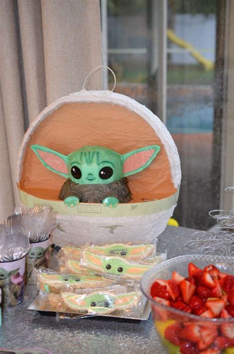 Grogu Aka Baby Yoda Birthday Party Ideas Photo Of In Yoda