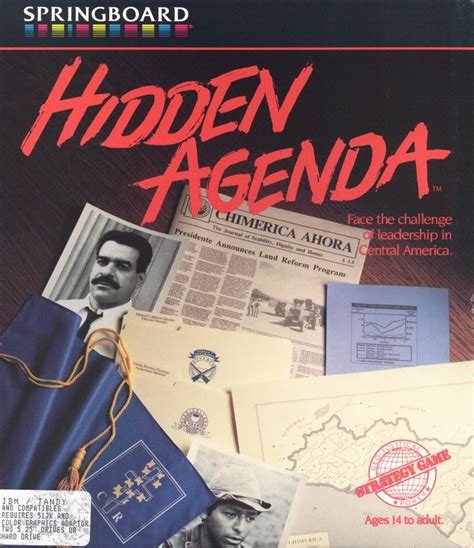 Hidden Agenda for DOS (1989) - MobyGames