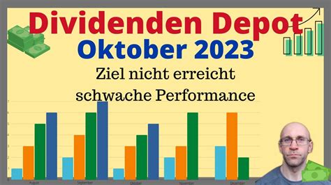 Dividendendepot Einnahmen Vom Oktober 2023 Negative Performance Im