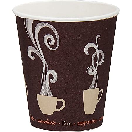 Solo Cup ThermoGuard Insulated Paper Hot Cups Oz Multicolor Cups Per Sleeve Carton Of