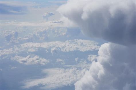 Premium Photo | Clouds view from the plane window