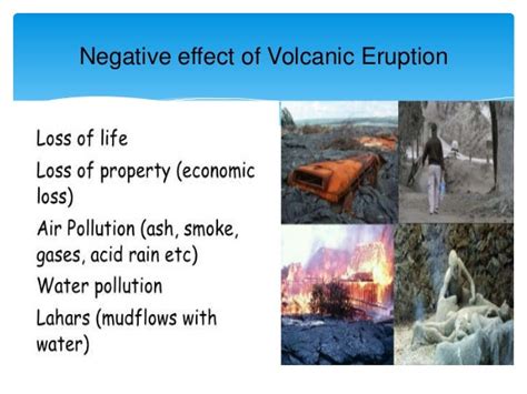 Volcanic eruption