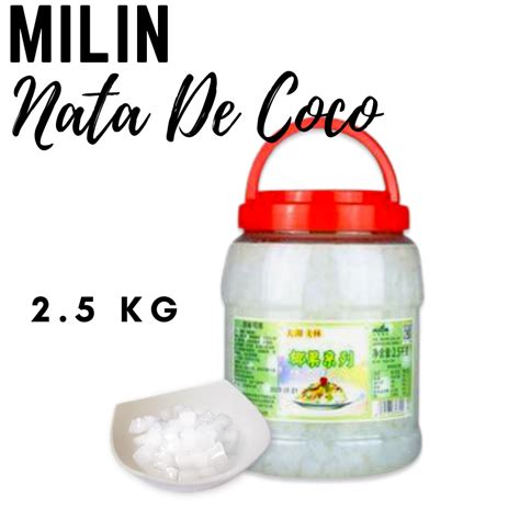 Milin Nata De Coco Milin Fruit Jelly For Milktea Milk Tea Fruit Tea