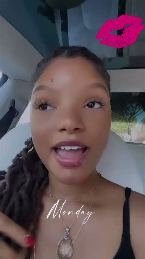 The Siren Source On Twitter Halle Bailey’s Most Recent Instagram Ig Story