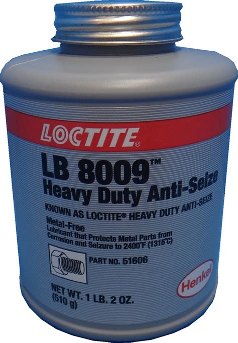 450691 Anti Seize Heavy Duty Loctite Lb8009 Black Brush Top 12lbs