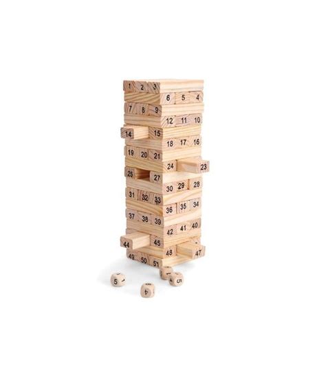 Jenga Jigsaw Puzzle Board Game With Numbers Educational