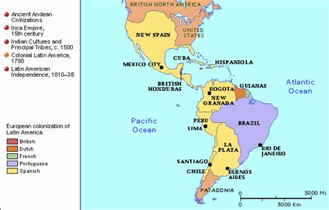 Mapas De La Colonia En El Siglo Xviii Ciencias Sociales