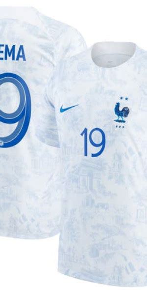 Nike Men S Karim Benzema White France National Team Away