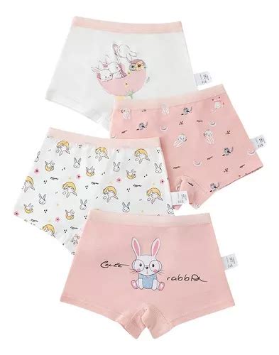 Kit Calcinha Juvenil Infantil Boxer Shortinho Menina Parcelamento