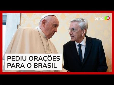 Caetano Veloso recebe benção do Papa Francisco no Vaticano Vídeo