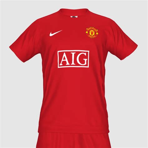 Manchester United 07 08 Home PES Master Kit Creator Showcase