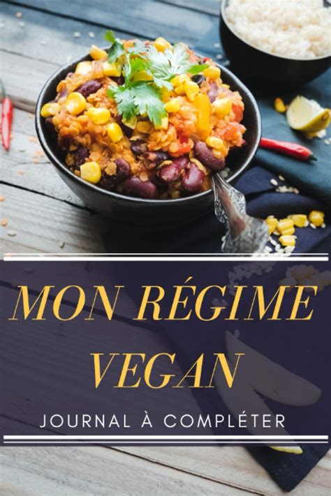 Buy Mon R Gime Vegan Journal Compl Ter Agenda Minceur Pour Suivi