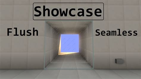 Minecraft Showcase 3x3 Flush Seamless Glass Door Hd Youtube