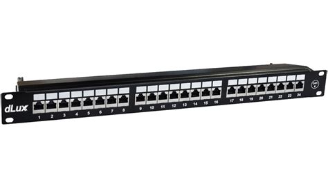 PATCH PANEL 24 PUERTOS CAT6 19 SOPORTE TRAS Open Support