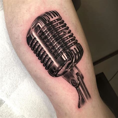 Microphone Tattoo Design Design Talk