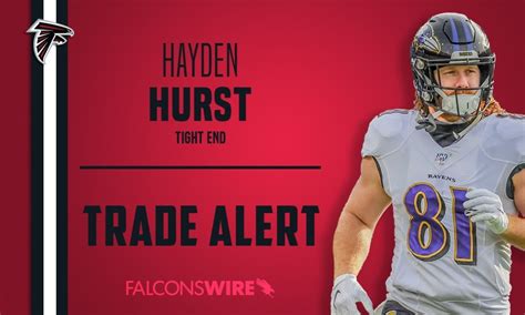 Falcons trade for Ravens TE Hayden Hurst