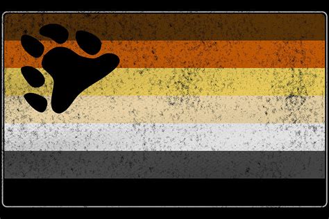 Distressed Gay Bear Pride Flag Digital Art By Patrick Hiller Fine Art
