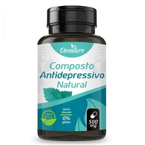 Composto Antidepressivo Natural 100 Cápsulas Denature Shopee Brasil