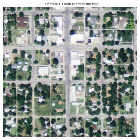 Aerial Photography Map of Oxford, KS Kansas